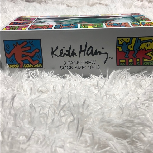 🎉HOST PICK🎉 KEITH HARING Designer 3-Pack Socks - Picture 2 of 7